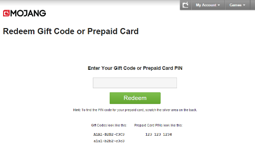 Minecraft code inwisselen in je Mojang account