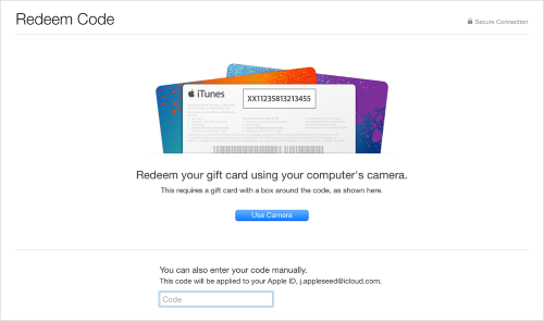 itunes code inwisselen